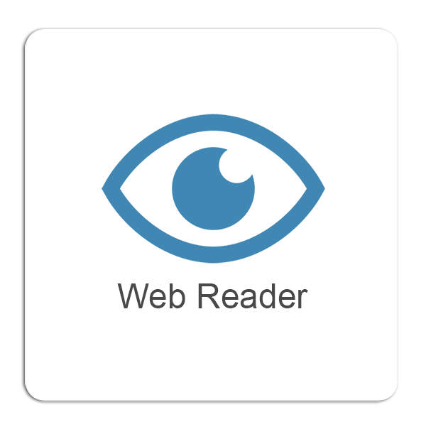 Webreader logo